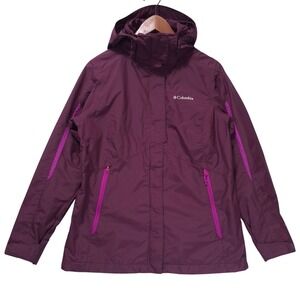 Columbia Bugaboo II Shell Only Women S Omni-Tech Waterproof Jacket Purple